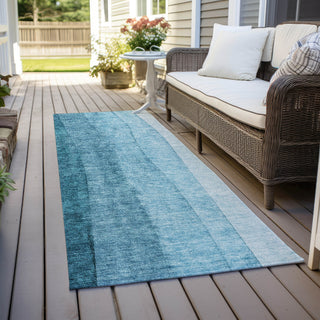 Piper Looms Chantille Ombre ACN690 Teal Area Rug