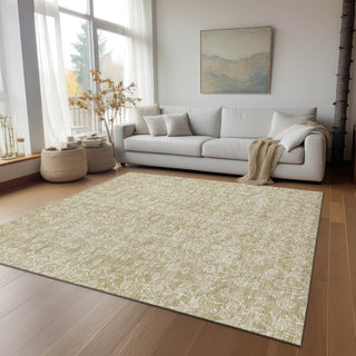 Piper Looms Chantille Floral ACN691 Beige Area Rug