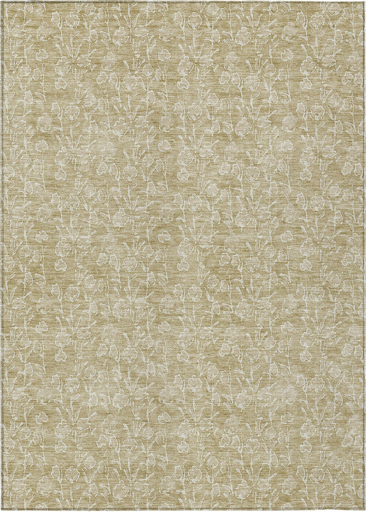 Piper Looms Chantille Floral ACN691 Beige Area Rug