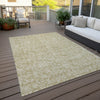 Piper Looms Chantille Floral ACN691 Beige Area Rug