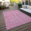 Piper Looms Chantille Floral ACN691 Blush Area Rug