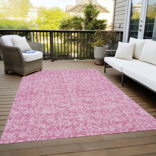 Piper Looms Chantille Floral ACN691 Blush Area Rug