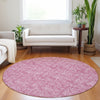Piper Looms Chantille Floral ACN691 Blush Area Rug