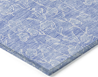 Piper Looms Chantille Floral ACN691 Denim Area Rug