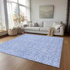 Piper Looms Chantille Floral ACN691 Denim Area Rug