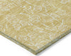 Piper Looms Chantille Floral ACN691 Gold Area Rug