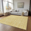 Piper Looms Chantille Floral ACN691 Gold Area Rug