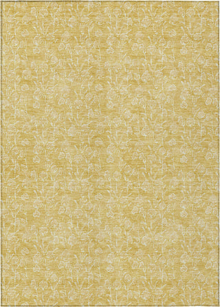 Piper Looms Chantille Floral ACN691 Gold Area Rug