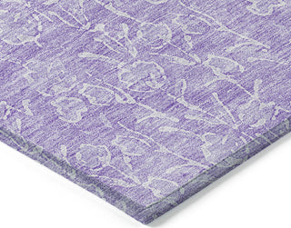 Piper Looms Chantille Floral ACN691 Lilac Area Rug