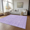 Piper Looms Chantille Floral ACN691 Lilac Area Rug