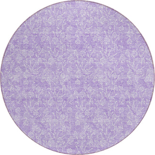 Piper Looms Chantille Floral ACN691 Lilac Area Rug