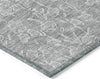 Piper Looms Chantille Floral ACN691 Silver Area Rug