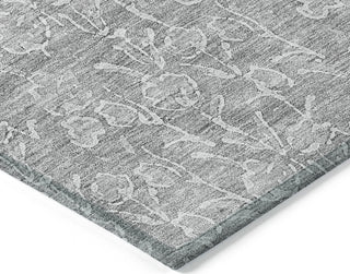 Piper Looms Chantille Floral ACN691 Silver Area Rug