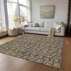 Piper Looms Chantille Floral ACN692 Brown Area Rug