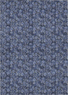 Piper Looms Chantille Floral ACN692 Navy Area Rug