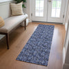 Piper Looms Chantille Floral ACN692 Navy Area Rug