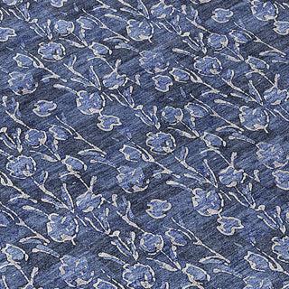 Piper Looms Chantille Floral ACN692 Navy Area Rug