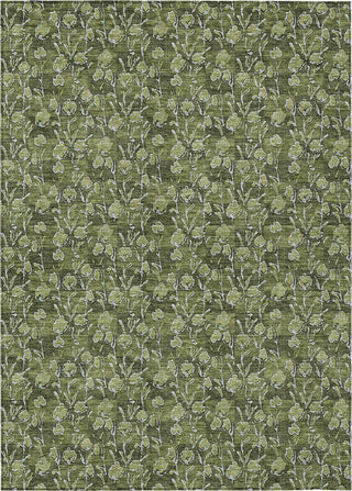 Piper Looms Chantille Floral ACN692 Olive Area Rug