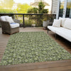 Piper Looms Chantille Floral ACN692 Olive Area Rug