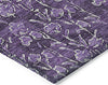 Piper Looms Chantille Floral ACN692 Purple Area Rug