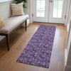 Piper Looms Chantille Floral ACN692 Purple Area Rug