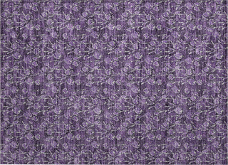 Piper Looms Chantille Floral ACN692 Purple Area Rug