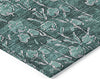 Piper Looms Chantille Floral ACN692 Teal Area Rug