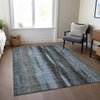 Piper Looms Chantille Organic ACN693 Blue Area Rug Lifestyle Image Feature