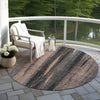 Piper Looms Chantille Organic ACN693 Terracotta Area Rug