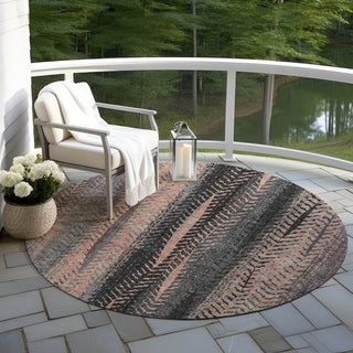 Piper Looms Chantille Organic ACN693 Terracotta Area Rug