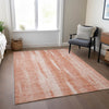 Piper Looms Chantille Organic ACN694 Coral Area Rug Lifestyle Image Feature