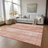 Piper Looms Chantille Organic ACN694 Coral Area Rug