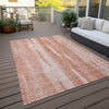 Piper Looms Chantille Organic ACN694 Coral Area Rug