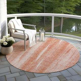 Piper Looms Chantille Organic ACN694 Coral Area Rug