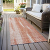 Piper Looms Chantille Organic ACN694 Coral Area Rug