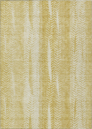 Piper Looms Chantille Organic ACN694 Gold Area Rug