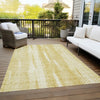 Piper Looms Chantille Organic ACN694 Gold Area Rug