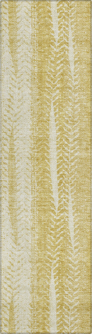 Piper Looms Chantille Organic ACN694 Gold Area Rug