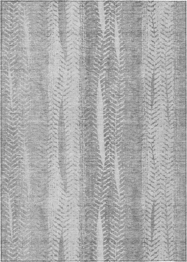 Piper Looms Chantille Organic ACN694 Silver Area Rug