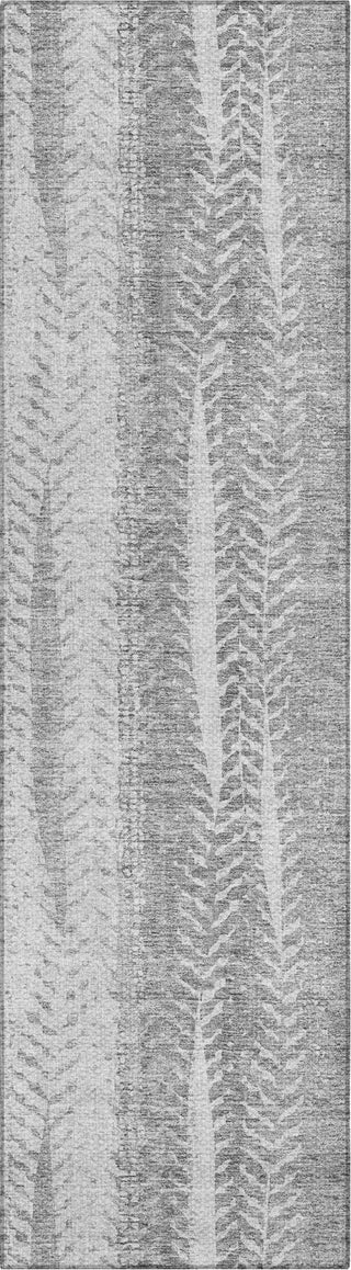 Piper Looms Chantille Organic ACN694 Silver Area Rug