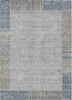 Piper Looms Chantille Border ACN695 Taupe Area Rug