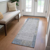 Piper Looms Chantille Border ACN695 Taupe Area Rug