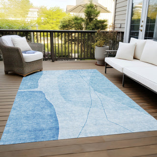 Piper Looms Chantille Modern ACN696 Blue Area Rug