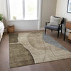 Piper Looms Chantille Modern ACN696 Brown Area Rug Lifestyle Image Feature