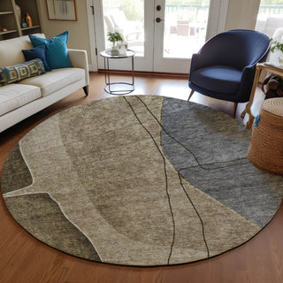 Piper Looms Chantille Modern ACN696 Brown Area Rug