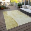 Piper Looms Chantille Modern ACN696 Gold Area Rug