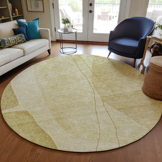 Piper Looms Chantille Modern ACN696 Gold Area Rug