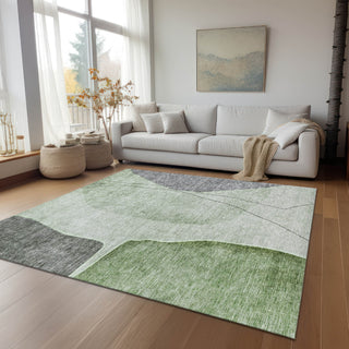 Piper Looms Chantille Modern ACN696 Green Area Rug