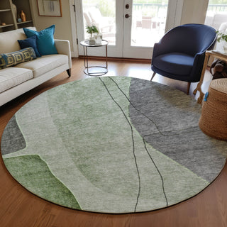 Piper Looms Chantille Modern ACN696 Green Area Rug