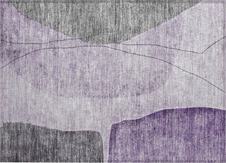 Piper Looms Chantille Modern ACN696 Purple Area Rug